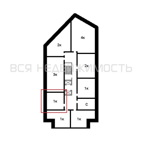 1-комнатная квартира, 40.96кв.м - изображение 1