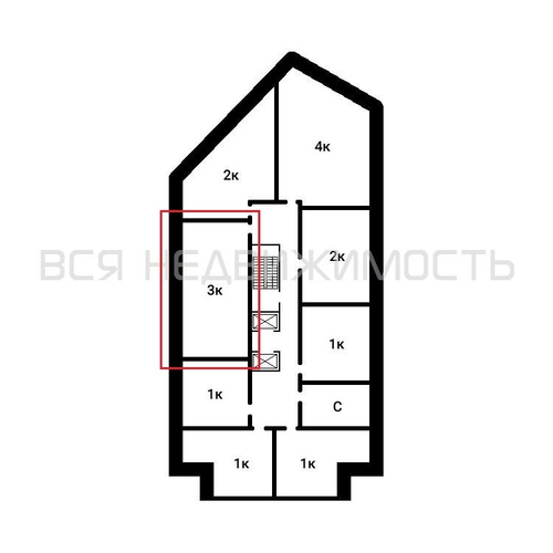 3-комнатная квартира, 86.55кв.м - изображение 1