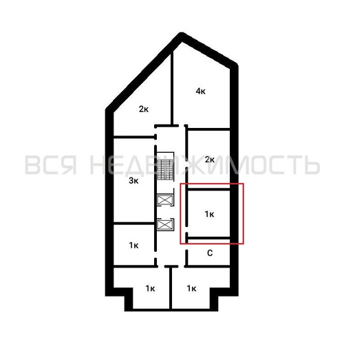 1-комнатная квартира, 47.02кв.м - изображение 1