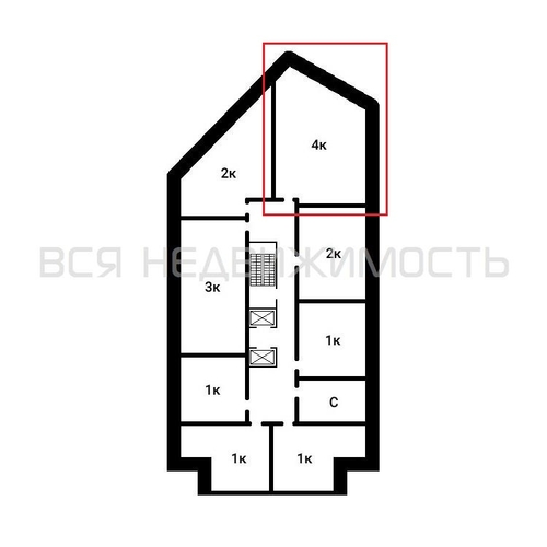 3-комнатная квартира, 107.1кв.м - изображение 1