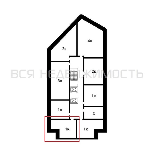 1-комнатная квартира, 47.22кв.м - изображение 1