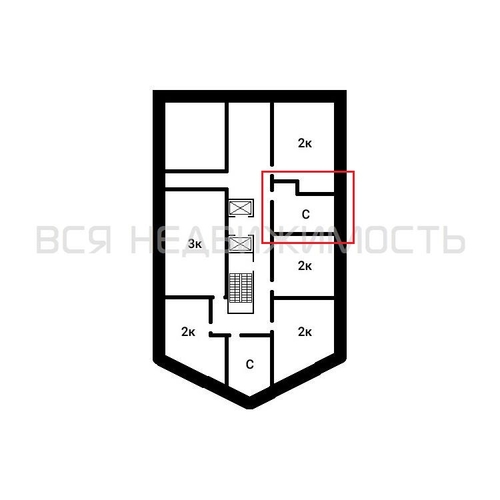 квартира-студия, 32,39кв.м. - изображение 1