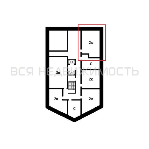 2-комнатная квартира, 60.04кв.м - изображение 1