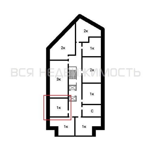 1-комнатная квартира, 40.65кв.м - изображение 1