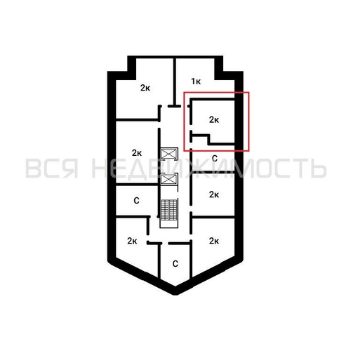 1-комнатная квартира, 42.73кв.м - изображение 1