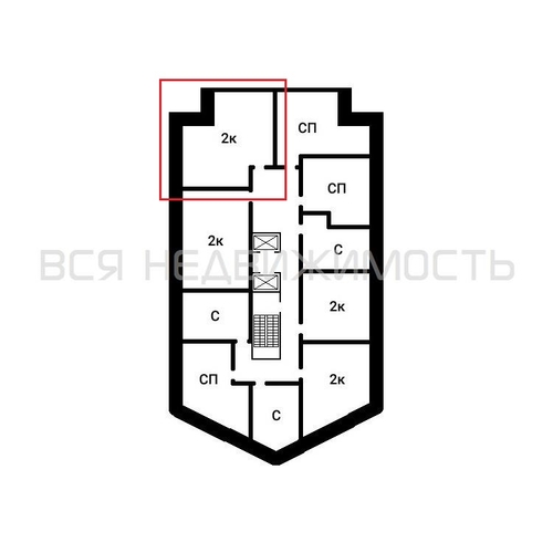 2-комнатная квартира, 62.63кв.м - изображение 1