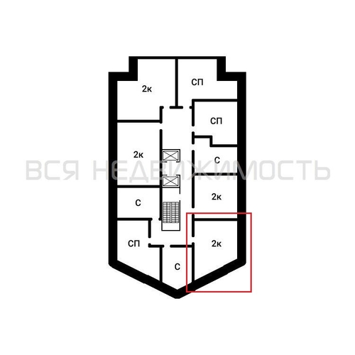 1-комнатная квартира, 52.64кв.м - изображение 1