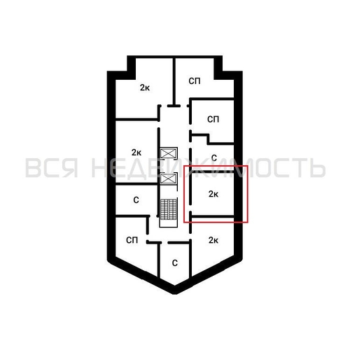 1-комнатная квартира, 46.24кв.м - изображение 1