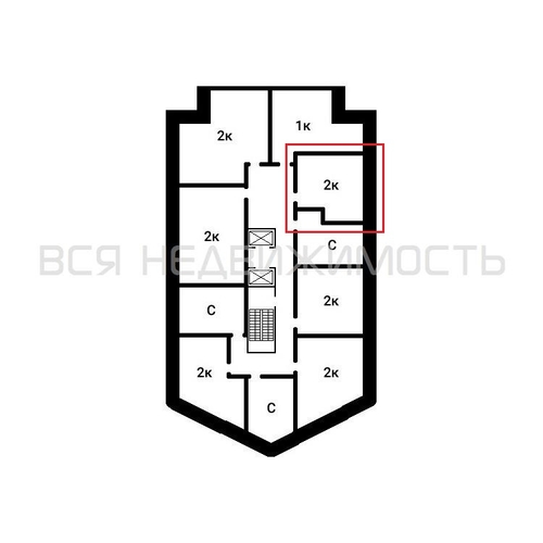 1-комнатная квартира, 43.1кв.м - изображение 1