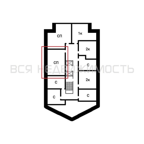 квартира-студия, 64,26кв.м. - изображение 1