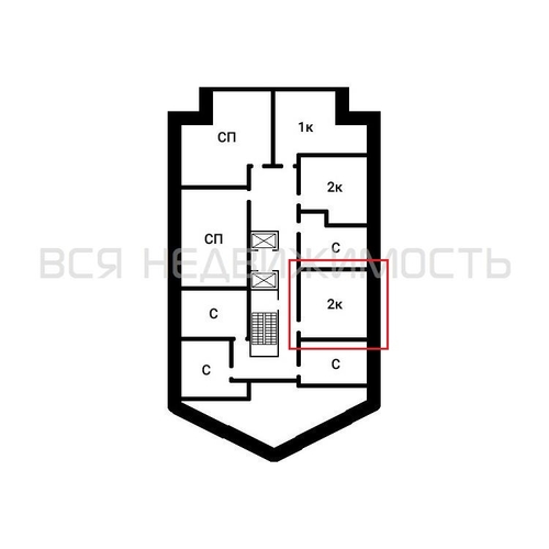 1-комнатная квартира, 46.24кв.м - изображение 1