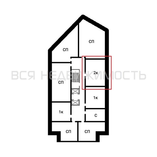 2-комнатная квартира, 59.91кв.м - изображение 1