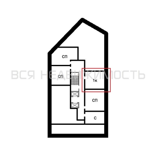 1-комнатная квартира, 40.52кв.м - изображение 1