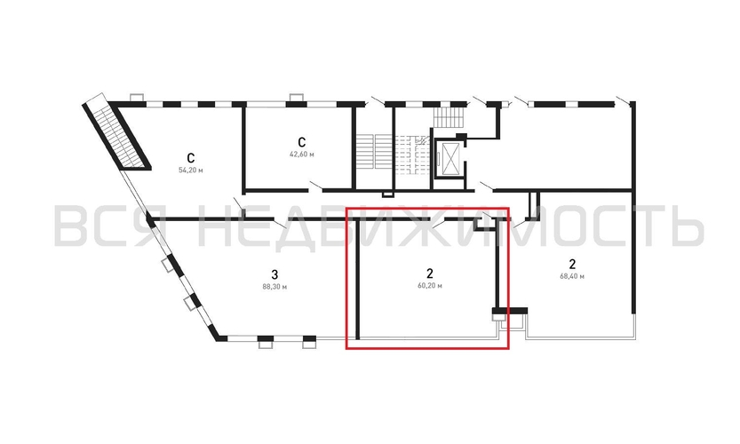 2-комнатная квартира, 61кв.м - изображение 1