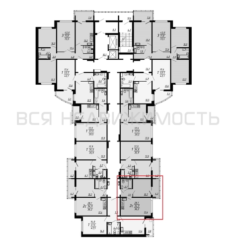 1-комнатная квартира, 36.2кв.м - изображение 1