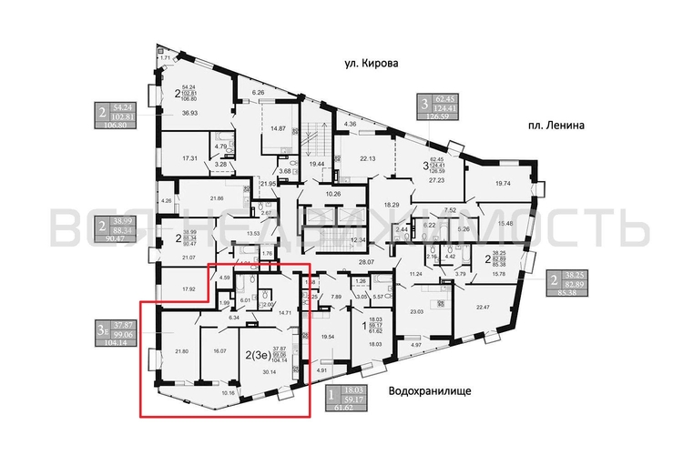 2-комнатная квартира, 103.98кв.м - изображение 1