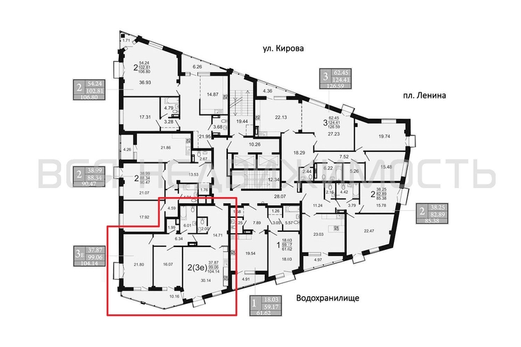 2-комнатная квартира, 103.98кв.м - изображение 1