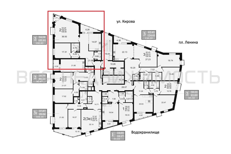 2-комнатная квартира, 106.44кв.м - изображение 1