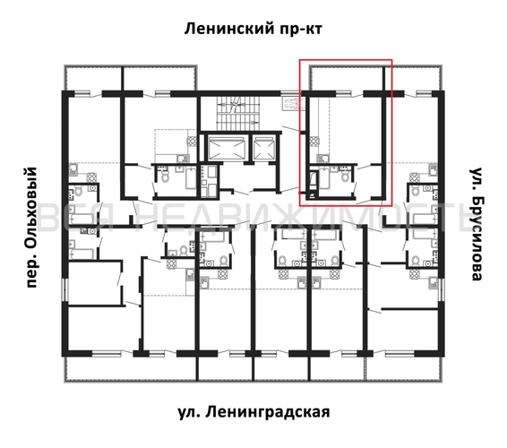 квартира-студия, 30,79кв.м. - изображение 1