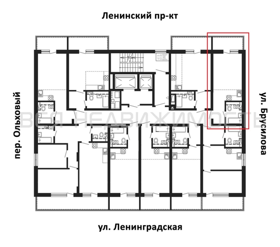 квартира-студия, 28,25кв.м. - изображение 1