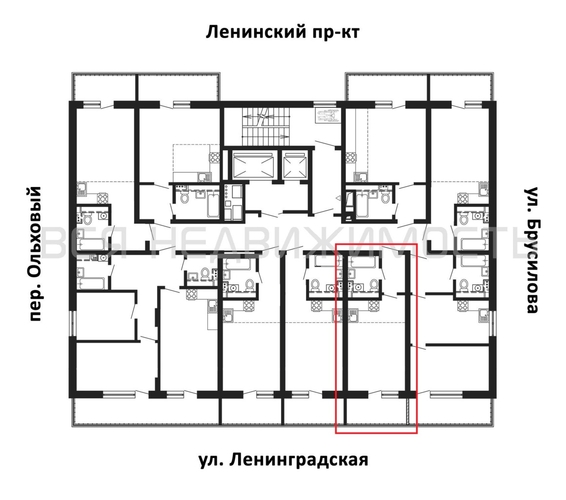квартира-студия, 26,85кв.м. - изображение 1