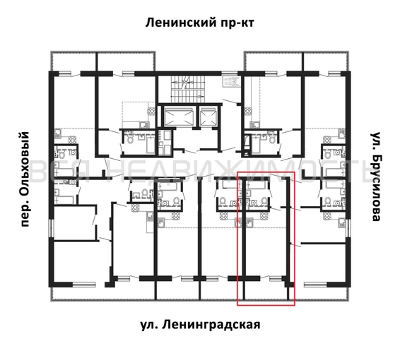 квартира-студия, 26,79кв.м. - изображение 1