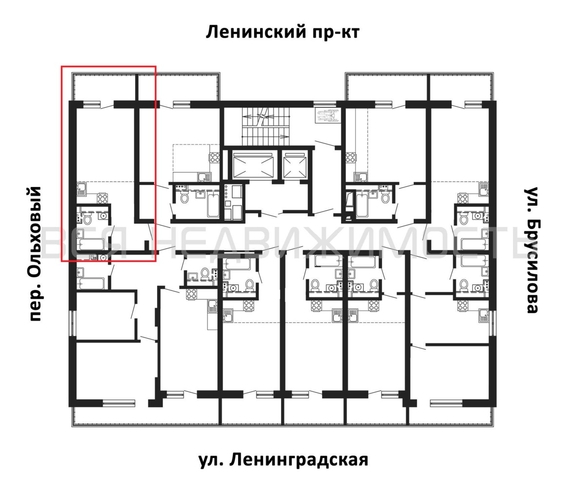 квартира-студия, 28,24кв.м. - изображение 1