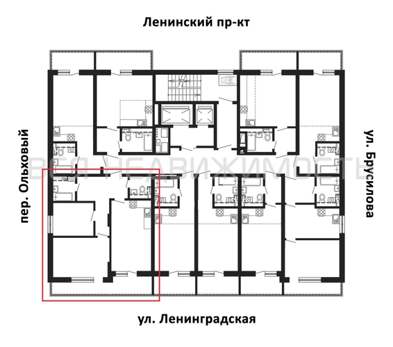 2-комнатная квартира, 66.25кв.м - изображение 1