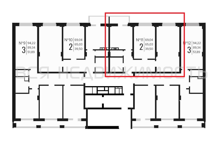 2-комнатная квартира, 69.1кв.м - изображение 1