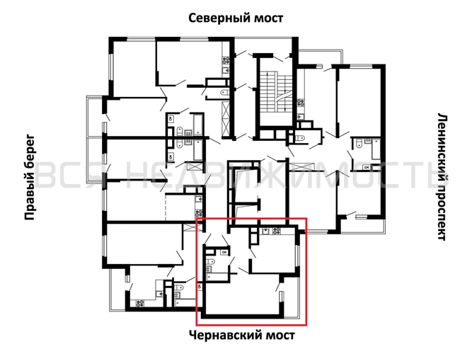 1-комнатная квартира, 40.11кв.м - изображение 1