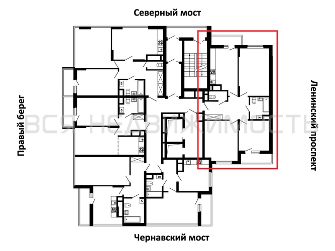 3-комнатная квартира, 83.58кв.м - изображение 1