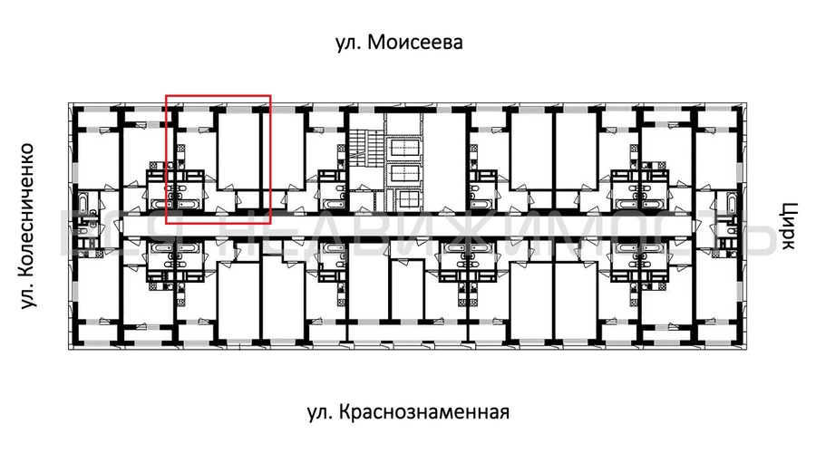 1-комнатная квартира, 40.67кв.м - изображение 1