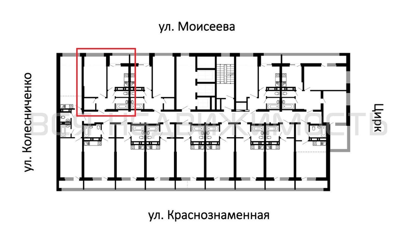 1-комнатная квартира, 41.22кв.м - изображение 1