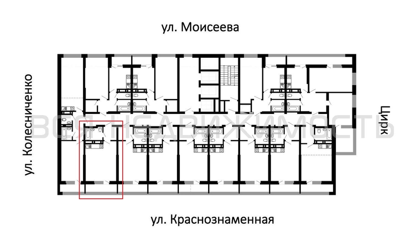 квартира-студия, 33,07кв.м. - изображение 1