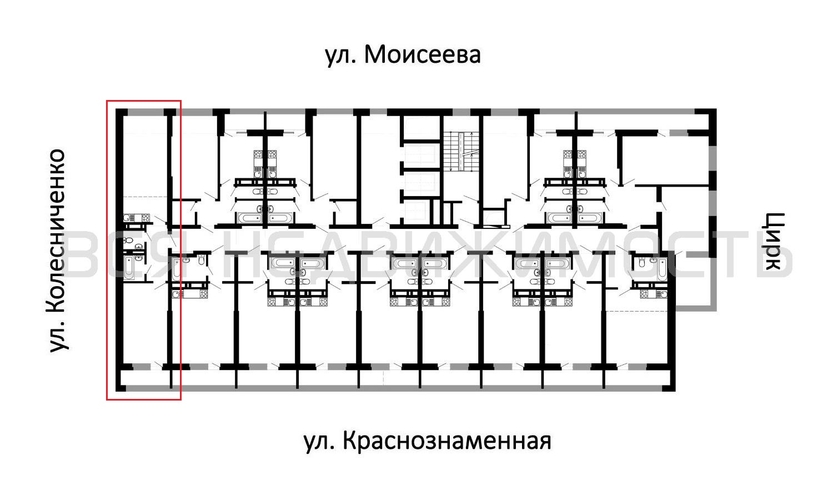 1-комнатная квартира, 53.32кв.м - изображение 1