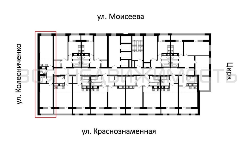 1-комнатная квартира, 53.32кв.м - изображение 1