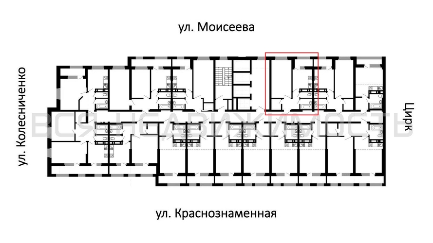 1-комнатная квартира, 40.2кв.м - изображение 1