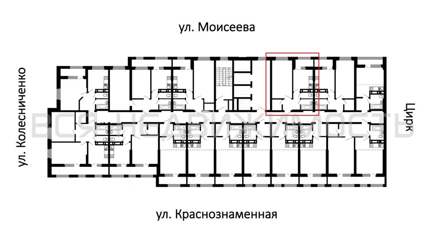 1-комнатная квартира, 40.2кв.м - изображение 1