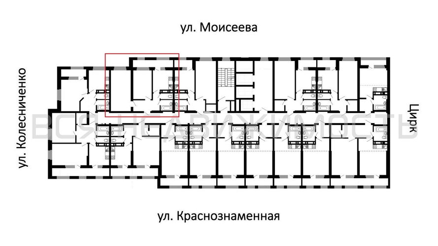 2-комнатная квартира, 55.03кв.м - изображение 1