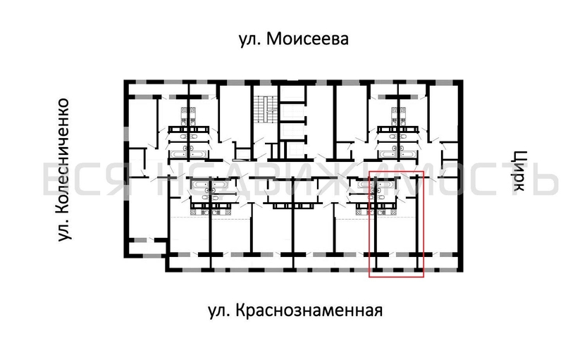 квартира-студия, 29,89кв.м. - изображение 1