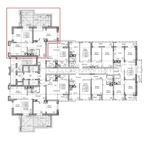 2-комнатная квартира, 94.3кв.м - изображение 1