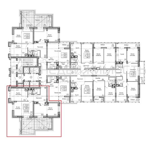 2-комнатная квартира, 94.3кв.м - изображение 1