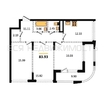 3-комнатная квартира, 83.93кв.м - изображение 1