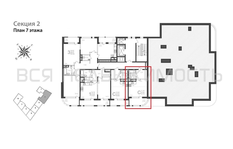 квартира-студия, 31,14кв.м. - изображение 1