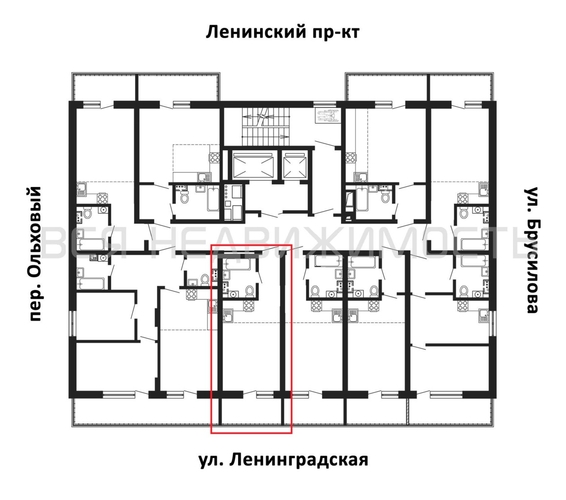 квартира-студия, 27,09кв.м. - изображение 1