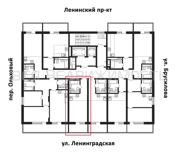 квартира-студия, 26,45кв.м. - изображение 1