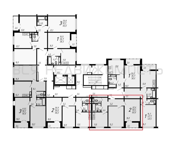 2-комнатная квартира, 60кв.м - изображение 1