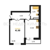 1-комнатная квартира, 41.9кв.м - изображение 1