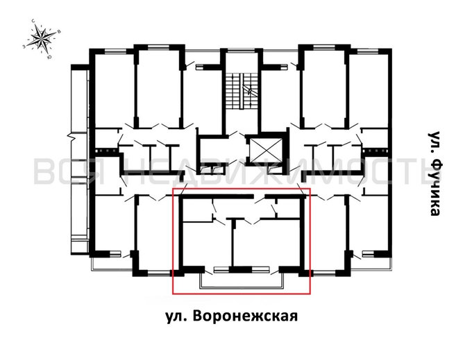 1-комнатная квартира, 45.4кв.м - изображение 1