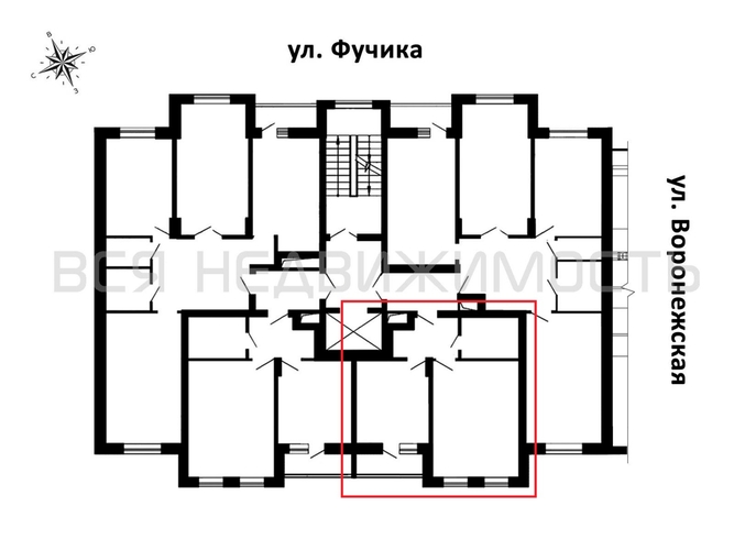 1-комнатная квартира, 42.9кв.м - изображение 1